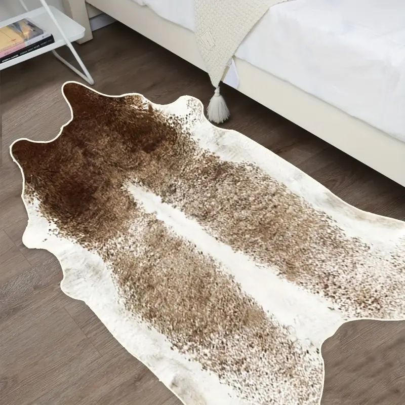 American Style Faux Fur Cowhid - Cowhide Rug Faux avaliação e preço
