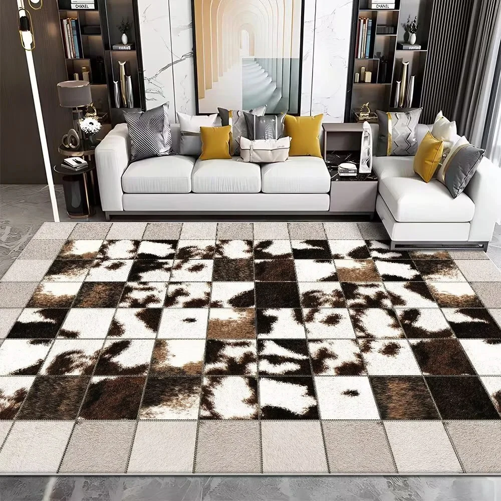 Modern Imitation Cowhide Luxur - Cowhide Rug Faux avaliação e preço