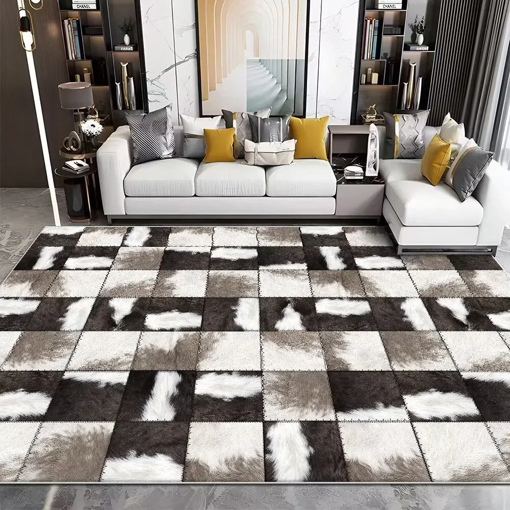 Modern Imitation Cowhide Luxur - Cowhide Rug Faux avaliação e preço