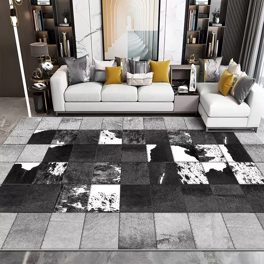 Modern Imitation Cowhide Luxur - Cowhide Rug Faux avaliação e preço
