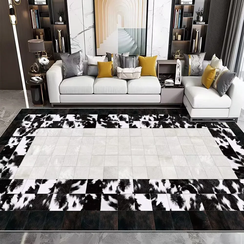 Modern Imitation Cowhide Luxur - Cowhide Rug Faux avaliação e preço