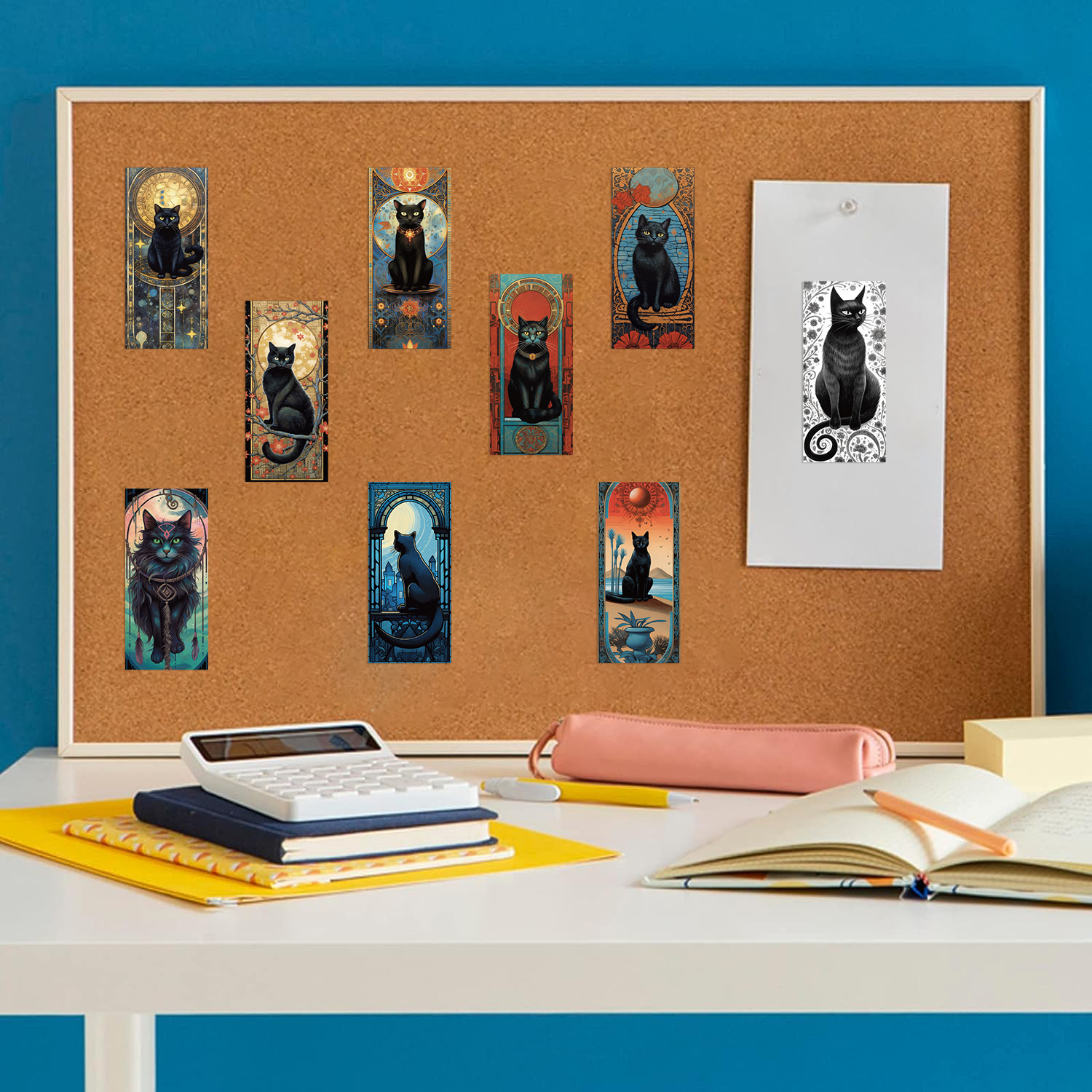 60PCS Dark Gothic Black Cat Ho - Home Decor Gothic avaliação e preço