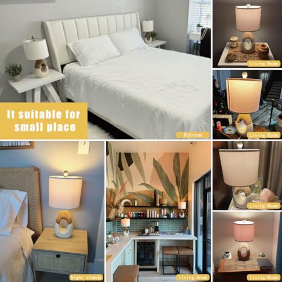 19'' Small Boho Table Lamps fo - Home Decor Living avaliação e preço