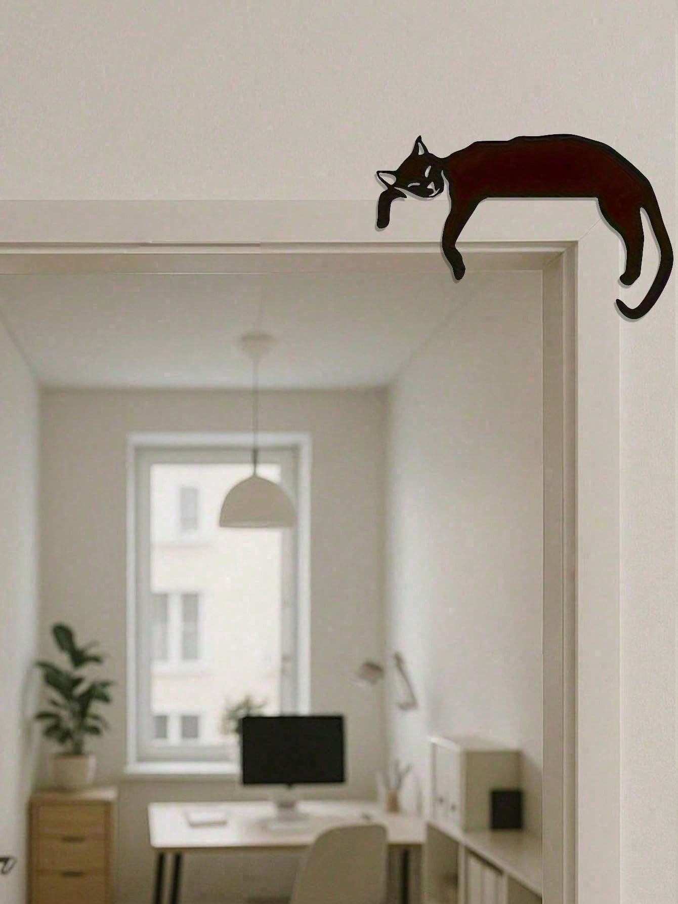 Gothic Black Cat Silhouette Wa - Home Decor Gothic avaliação e preço
