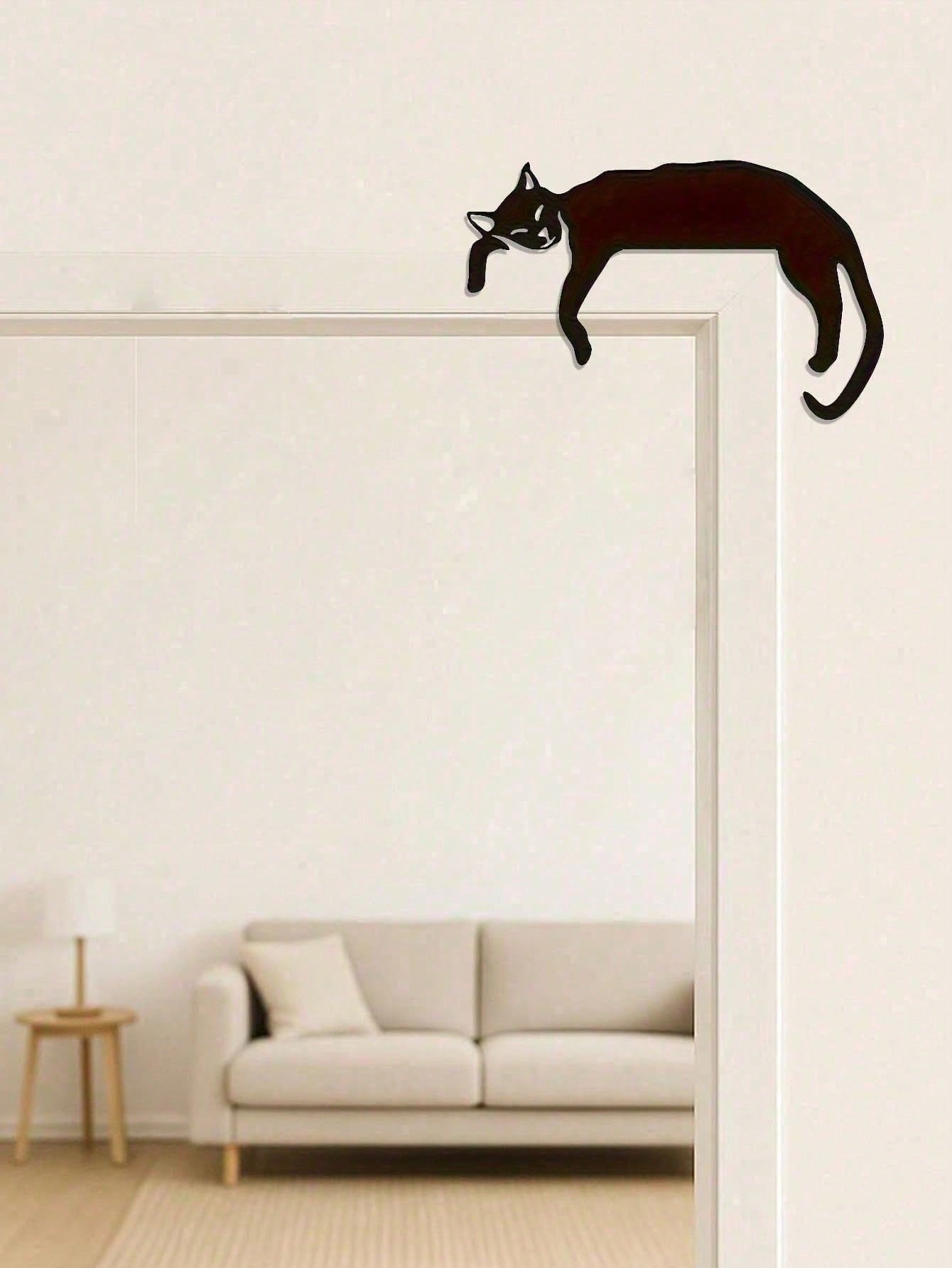 Gothic Black Cat Silhouette Wa - Home Decor Gothic avaliação e preço