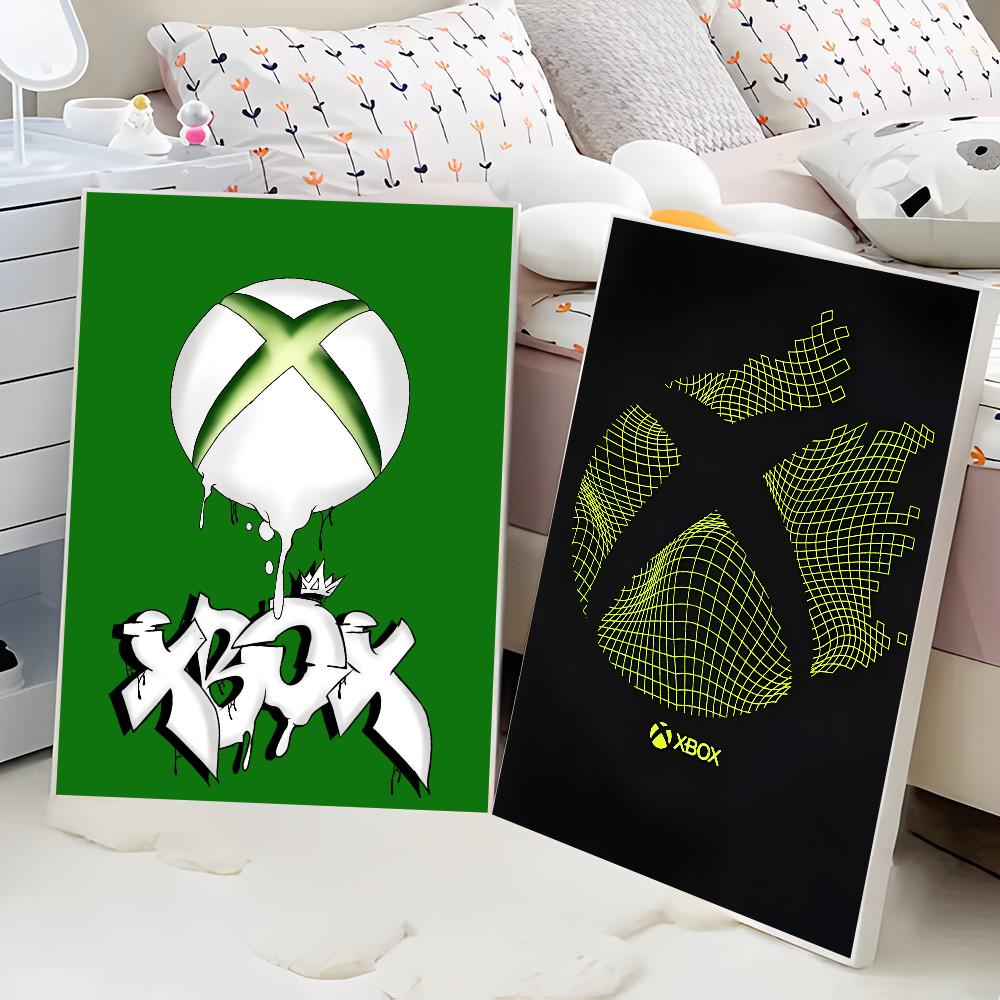 X-Xbox Game Poster Canvas Art  - Home Decor Xbox Games avaliação e preço