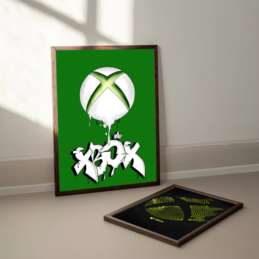 X-Xbox Game Poster Canvas Art  - Home Decor Xbox Games avaliação e preço