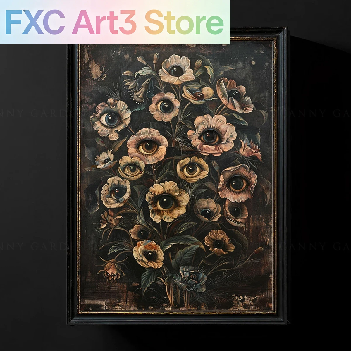 1pc frameless Victorian Gothic - Home Decor Gothic avaliação e preço
