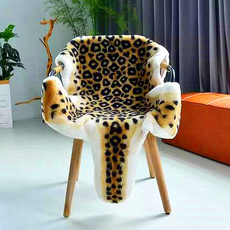 150x100cm Leopard Print Large  - Cowhide Rug Faux avaliação e preço