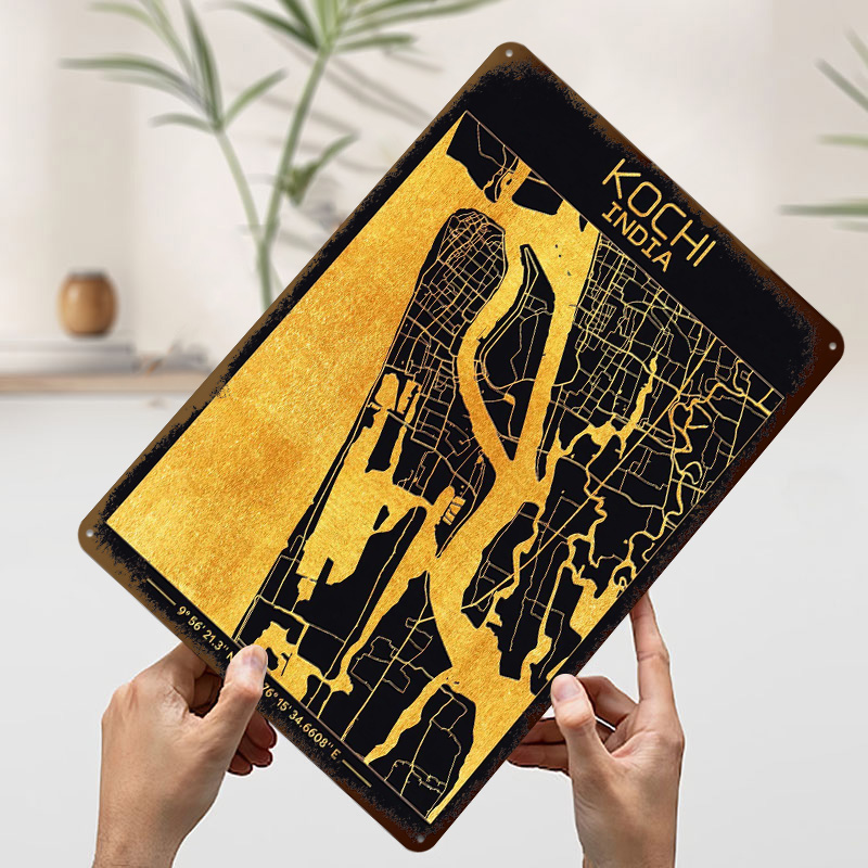 Kochi Kerala India Printed Pos - Home Decor Kochi avaliação e preço