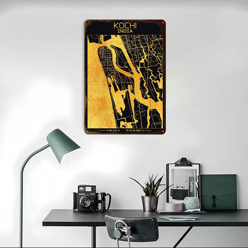 Kochi Kerala India Printed Pos - Home Decor Kochi avaliação e preço