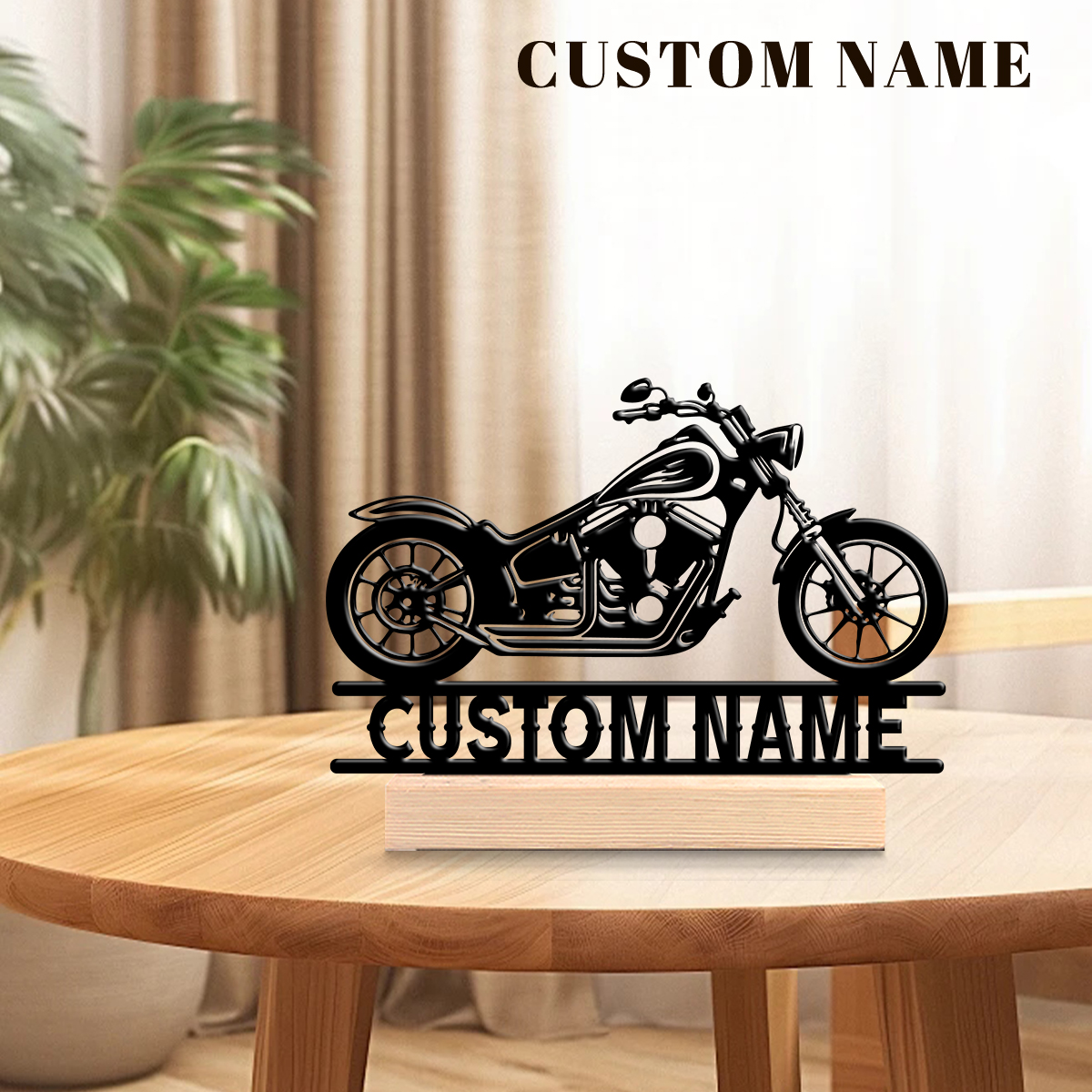 1Pc Csutom Name Road Motorbike - Home Decor Product avaliação e preço