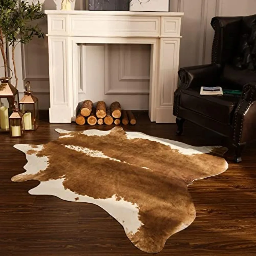 Premium Faux Cowhide Rug, Cow  - Cowhide Rug Faux avaliação e preço