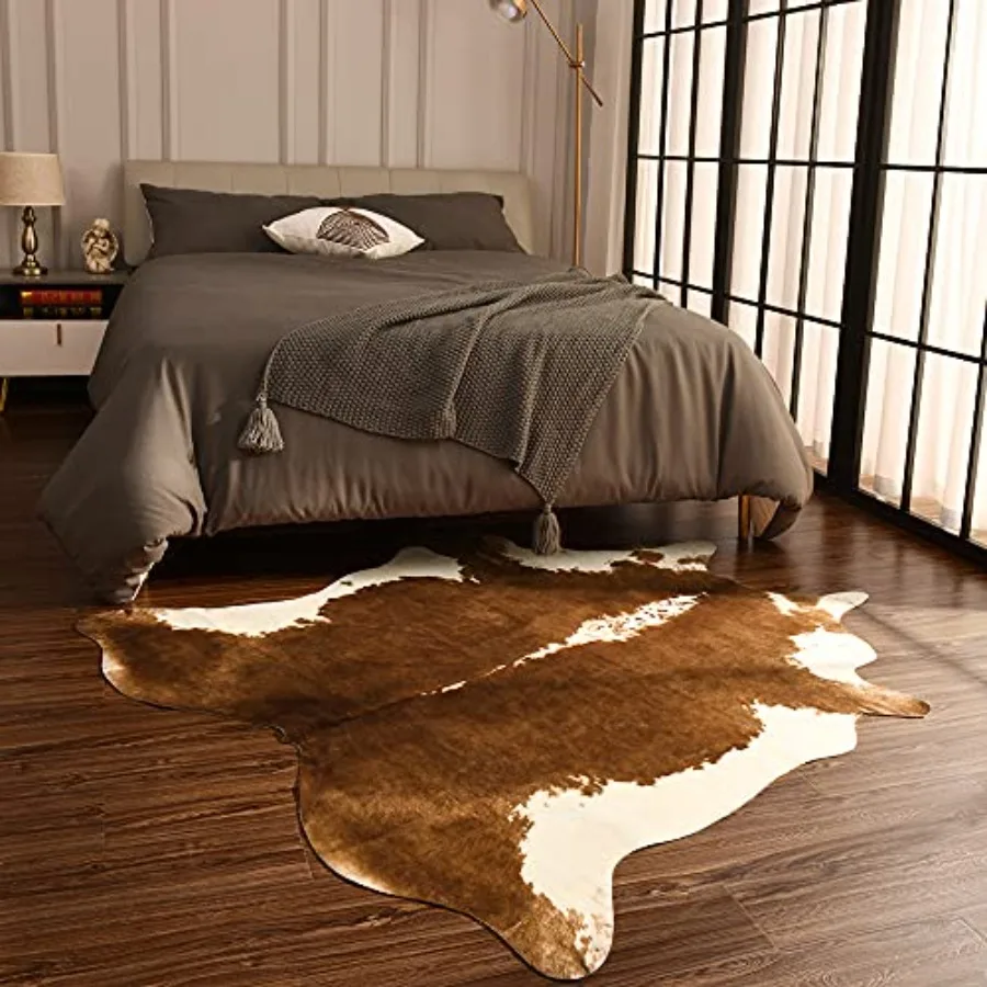 Premium Faux Cowhide Rug, Cow  - Cowhide Rug Faux avaliação e preço