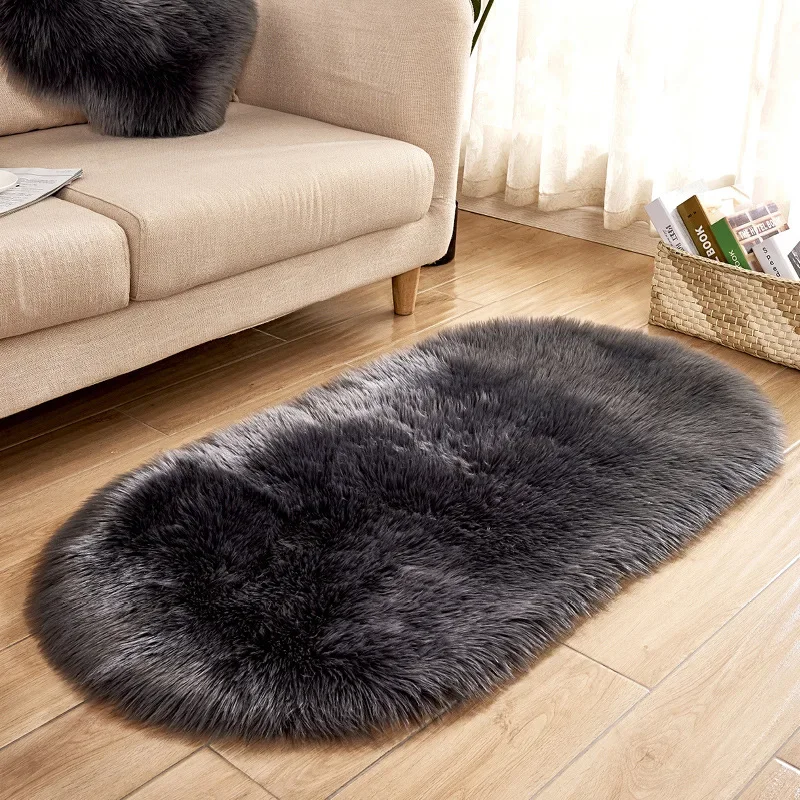 Luxury Faux Fur Rug Large Soft - Cowhide Rug Faux avaliação e preço