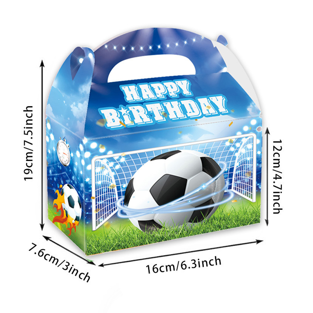 Soccer Themed Treat Boxes 12 P - Home Decor Xbox Games avaliação e preço